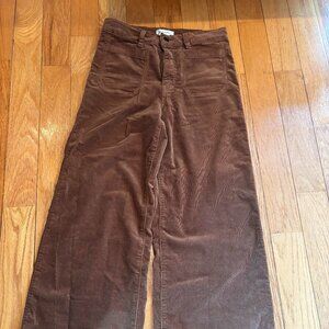 Like New Frame Le Slim Palazzo Wide Leg Fine wale jeans in Corduroy Size 29